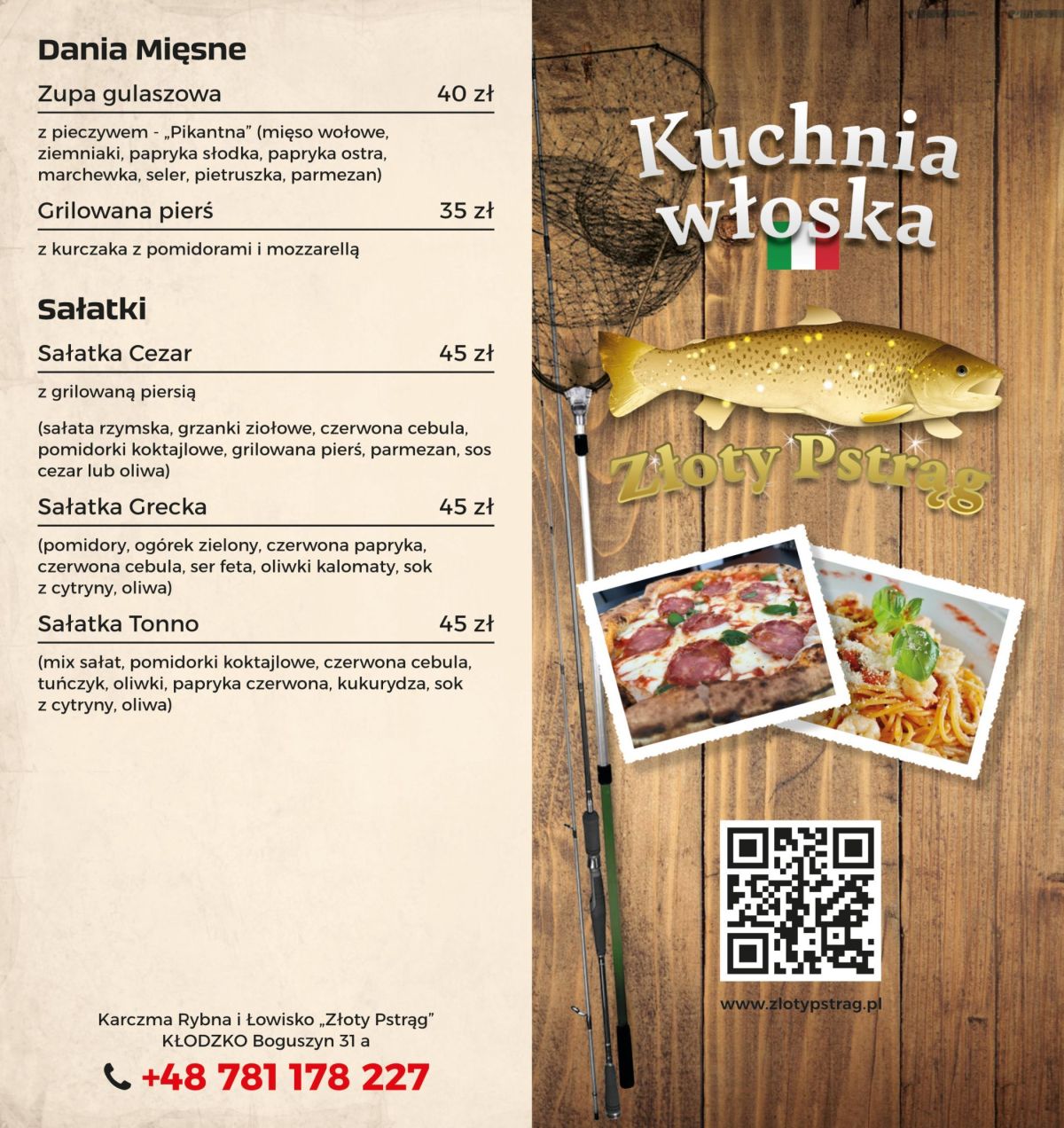 Menu Kuchnia Włoska 1